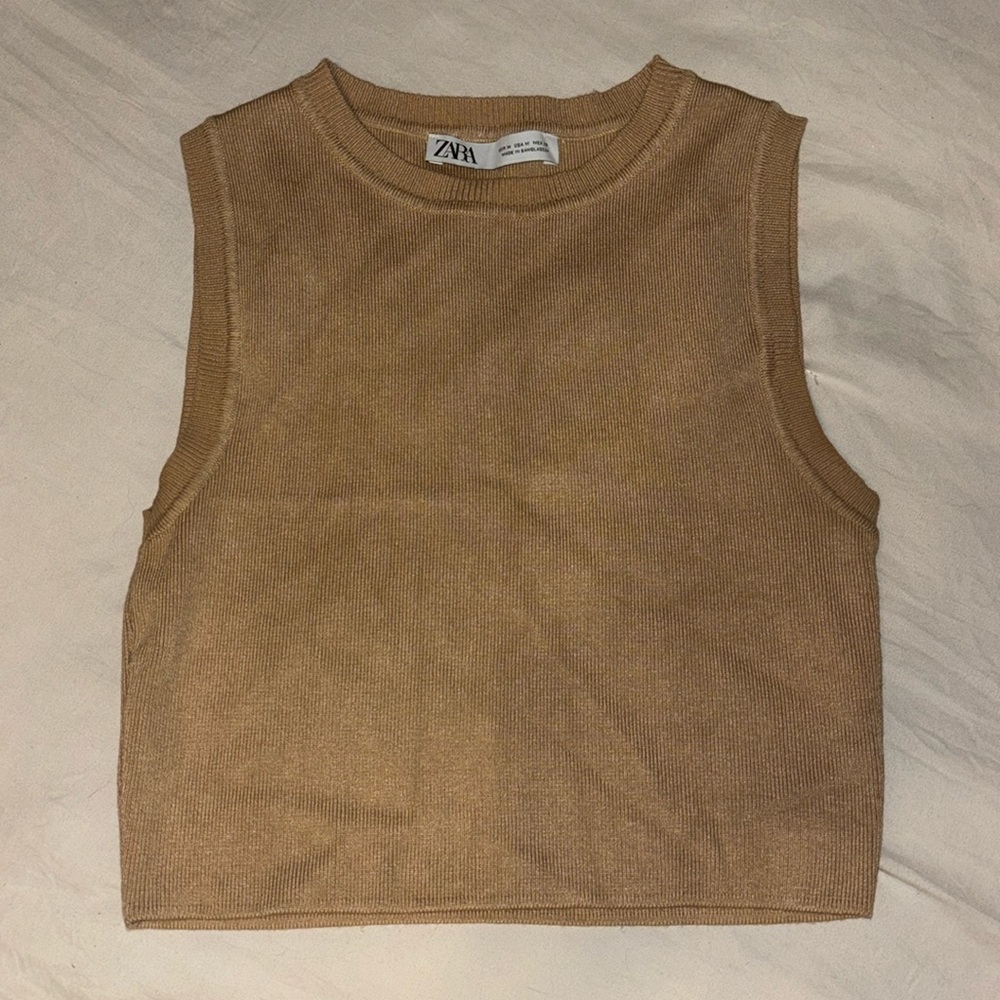 Zara cropped sweater